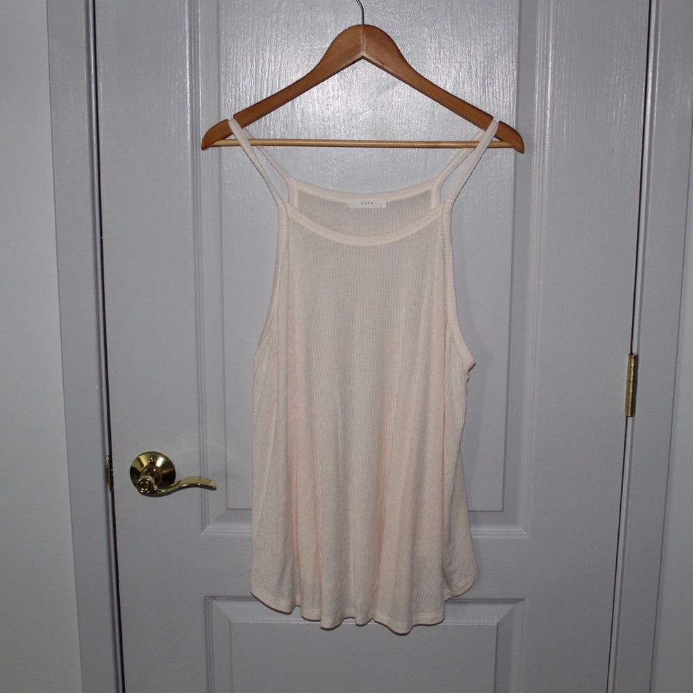 LUSH LIGHT PINK TANK TOP